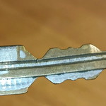 Vintage car key used