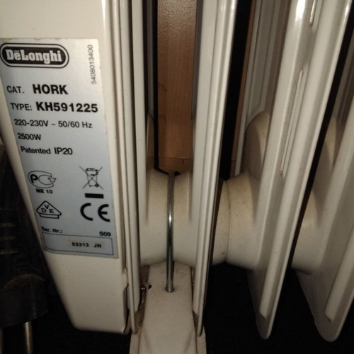 Delonghi HORK KH591925 oil radiator new, 11 fins, 2500W