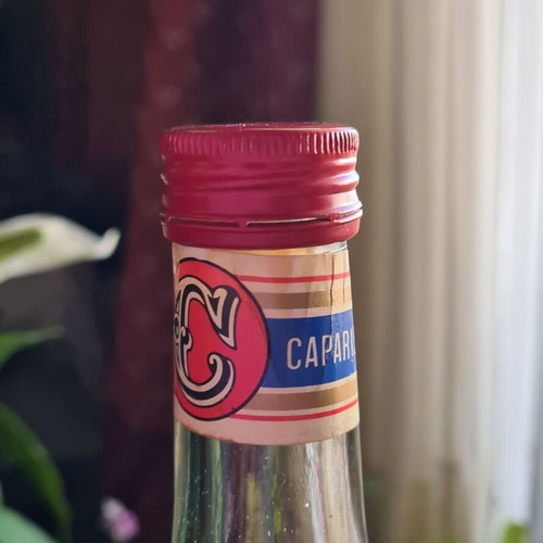 Capari Vermouth Tipo Torino 1970 collectible sealed bottle
