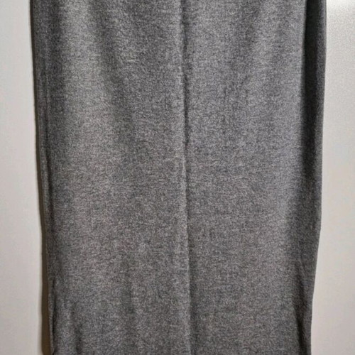 Long cozy knitted skirt Pull & Bear new, gray, size M