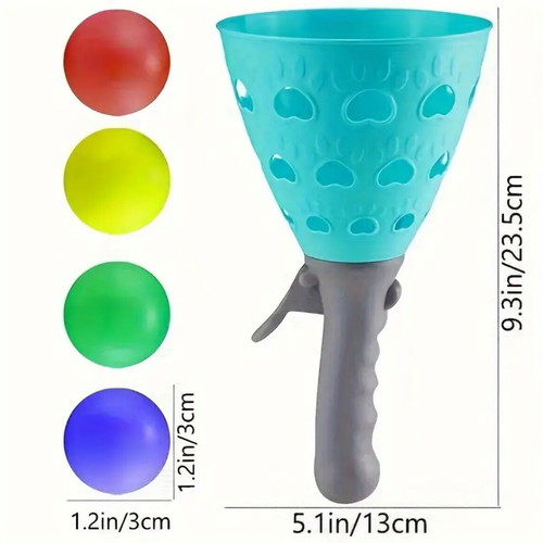 Dunking Rackets New, 2 pcs with 4 Balls and Catapult