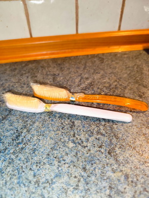 Vintage toothbrushes set of 2 new