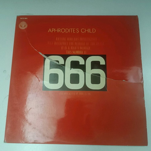 Aphrodites Child 666 βινύλιο μεταχειρισμένο