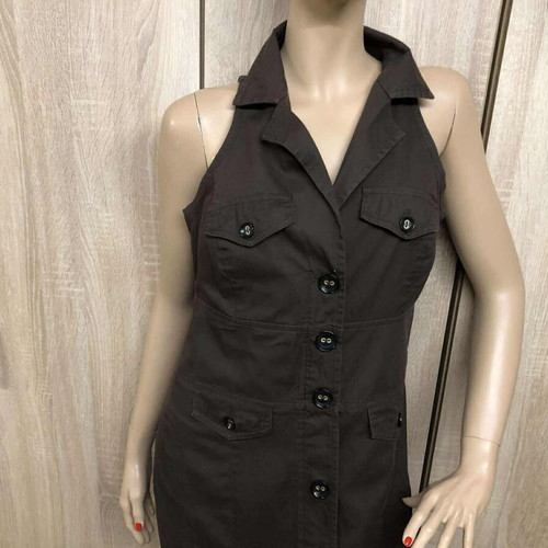 Sandro Ferrone dress brown like new, size S