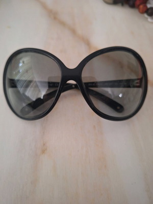 Prada Oversized Butterfly Black Light Sunglasses used Y2K