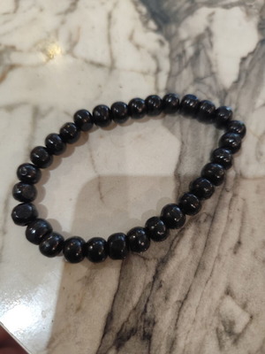 Handmade leather bracelets new, black