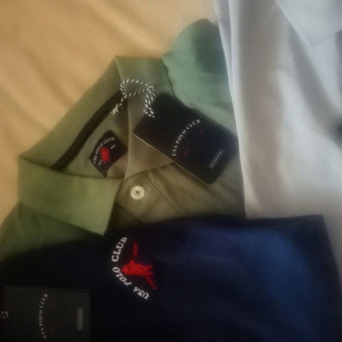 Polo Club polos new, sizes L and XL, pack of 3