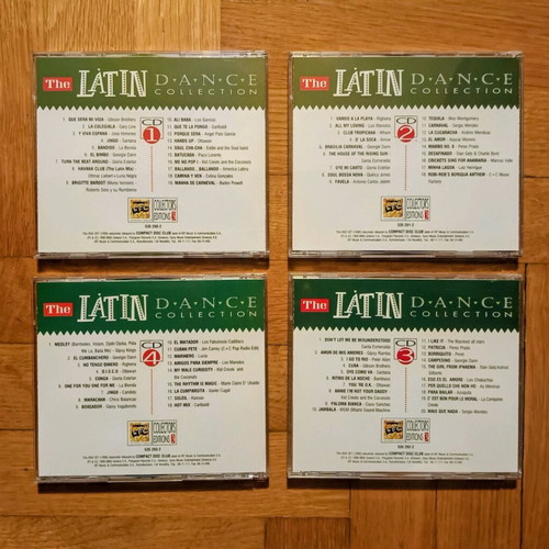 The Latin Dance Collection 4 CD set new
