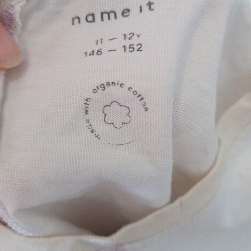 Name It short-sleeve blouse for girls 11-12 years like new, multicolor