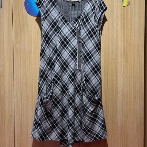 Attrattivo dress like new, black and gray, size S-M
