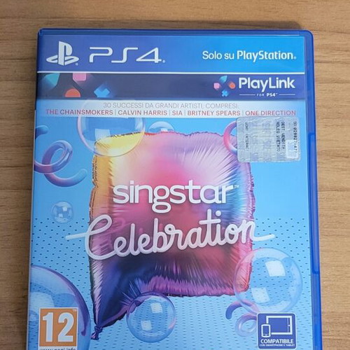 Singstar Celebration PS4 game, European version