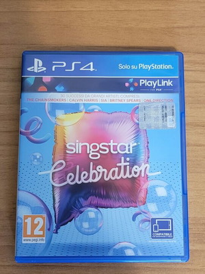 Singstar Celebration PS4 game, European version