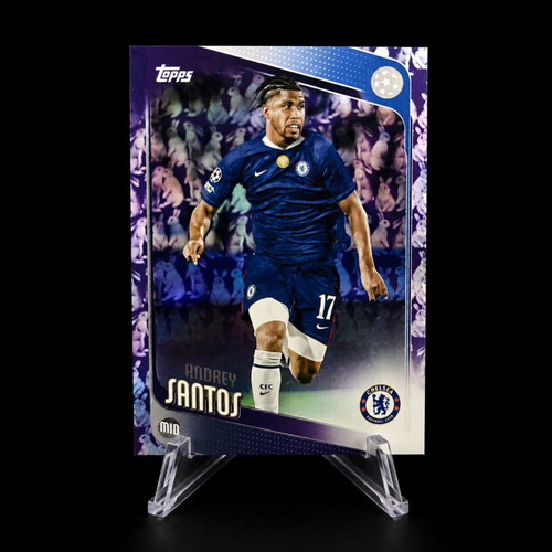 Topps Purple Easter Bunny SSP parallel Andrey Santos sticker