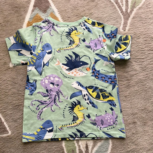 H&M boys' t-shirt colorful like new, 4-6 years, size 116 cm