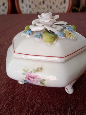 Porcelain fondue pot Orben, Knabe & Co. (Germany) 1909-1939