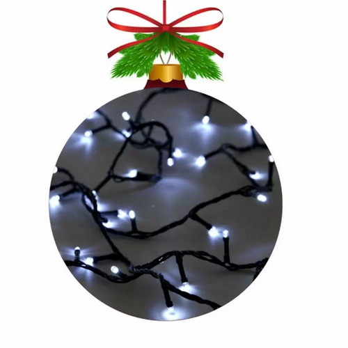 200 LED lights cold white with program new