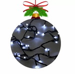 200 LED lights cold white with program new