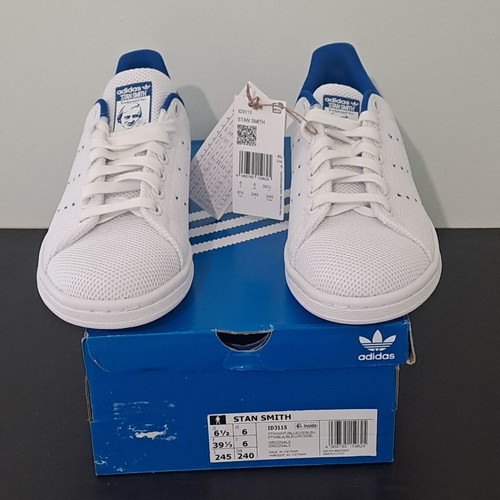 Adidas Originals Stan Smith Americana sneakers new size 39 white blue women's