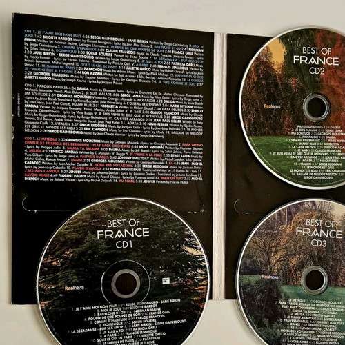 Best of France 3CD like new, the best French songs