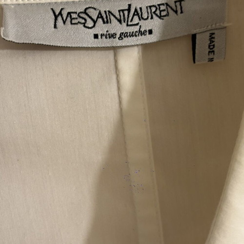 Saint Laurent shirt medium white used, stretch cotton