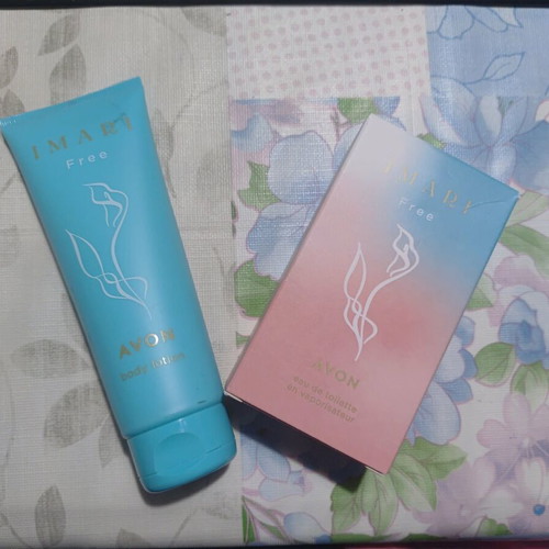 Avon Imari Free women's perfume and body lotion set