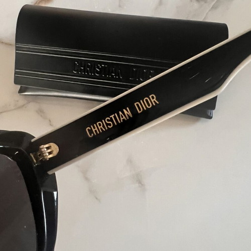 Dior PacificB3U40163 butterfly sunglasses, black with gold stars