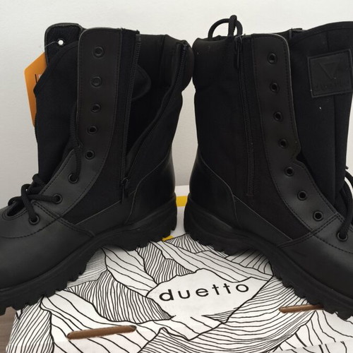 Duetto boots waterproof with zipper, new, size 44, black