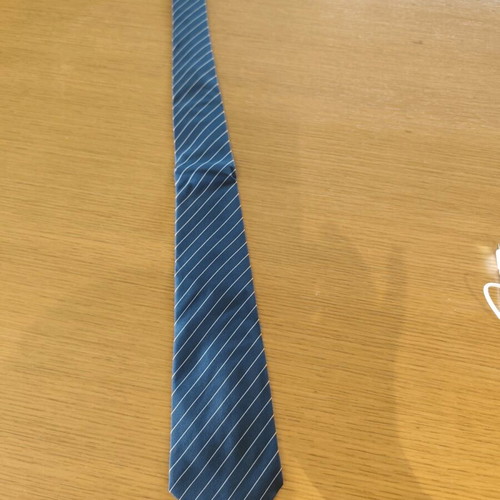 Harrods vintage tie new, blue silk collectible