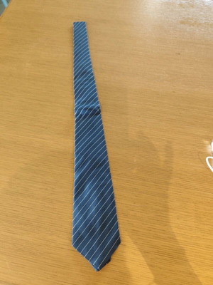 Harrods vintage tie new, blue silk collectible