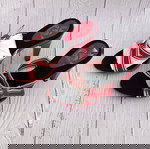 Gianfranco Ferre ψηλά δερμάτινα πέδιλα 13cm