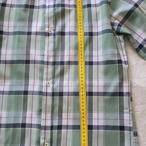 Abiente Premium Plaid Shirt like new, size S, green