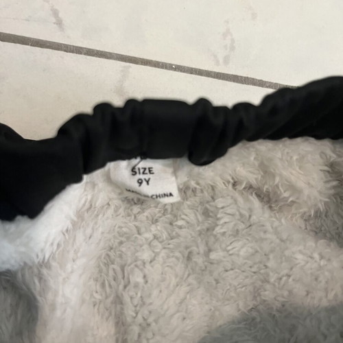 Black sweatpants like new, age 9, fleece lined