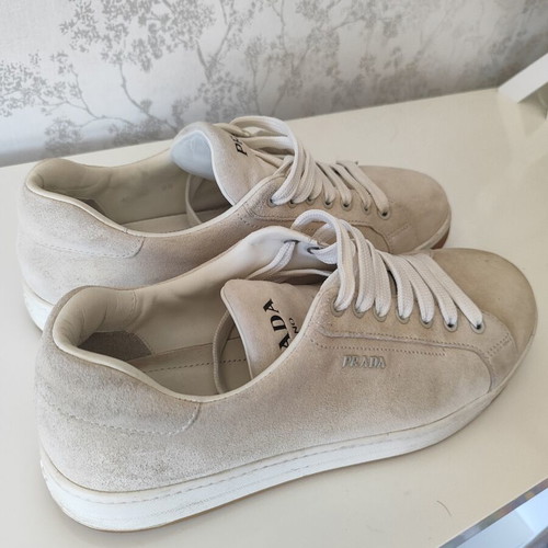 Prada Luxus Sneaker 4E3507 beige size 43 like new