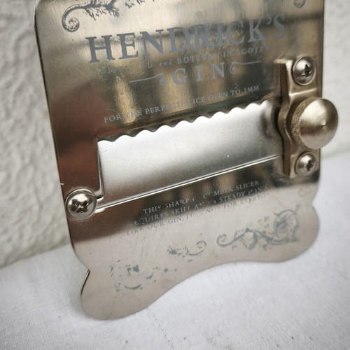 Hendrick's Gin Cucumber Slicer stainless steel, like new