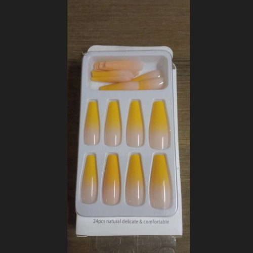 False nails set 24 pieces with glue ABS new