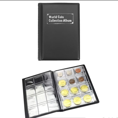 Coin storage album 120 slots, 4 colors
