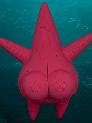 Patrick 3D Printed Magnet new with note holder