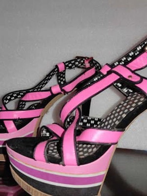 Σανδάλια στιλέτο Jessica Simpson ροζ, Νο 39, σαν καινούργιο