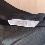Marks & Spencer Black Blouse Medium/Large like new with built-in strap top