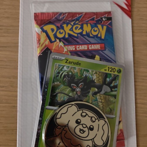 Pokemon Destined Rivals booster pack Zarude new, factory sealed