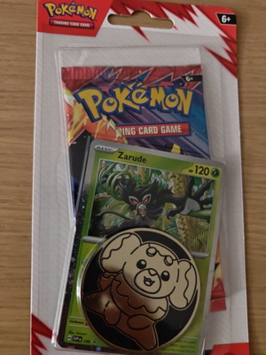 Pokemon Destined Rivals booster pack Zarude new, factory sealed
