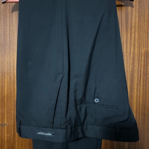 Berto Lucci jacket like new, black, size 58 with pants size 52