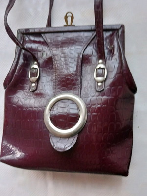 Vintage bag like new, classic 1970s model, brown