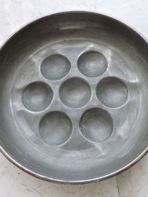 Copper Egg Pan used, vintage