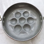 Copper Egg Pan used, vintage