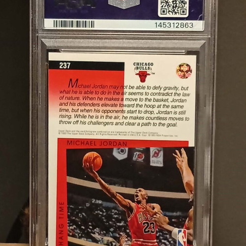 Michael Jordan 1993-94 Upper Deck NBA Signature Moves card like new