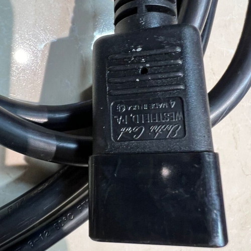 C19-C20 cable black 4.5 meters used