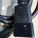 C19-C20 cable black 4.5 meters used