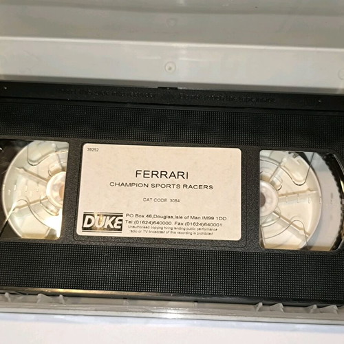 Collectible 50 Years of Ferrari VHS Tape Set used