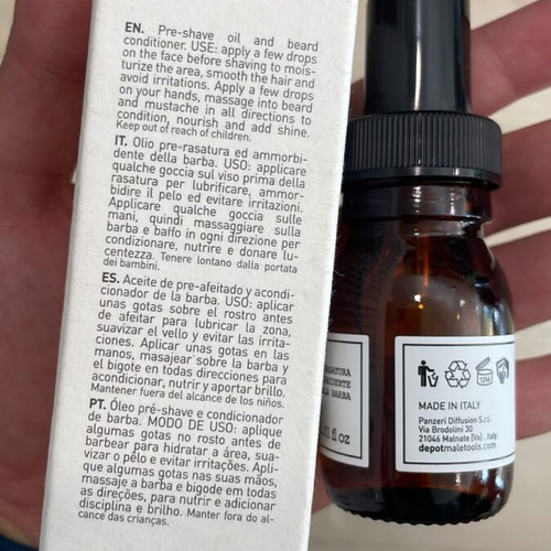 Depot No. 403 Pre-Shave & Softening Beard Oil 30 ml new
